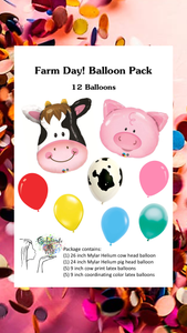 Farm Day Balloon Pack
