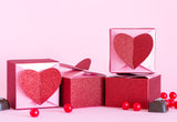 Glitter Heart Favor Boxes