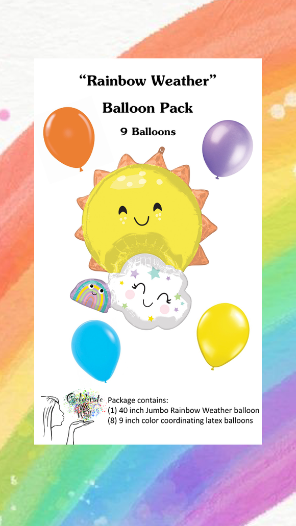 “Rainbow Weather” Balloon Pack