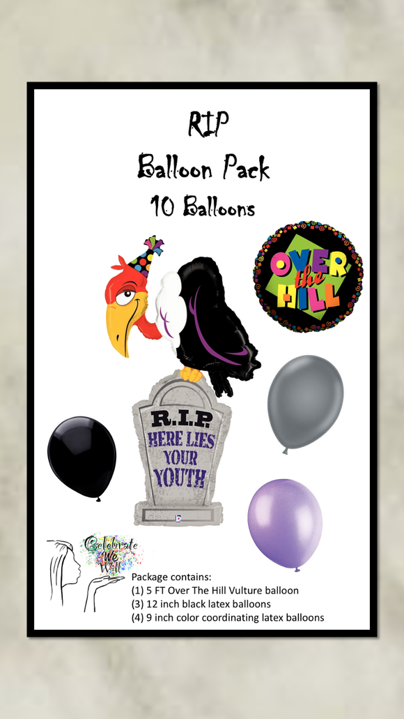 “Over the Hill” RIP Balloon Pack