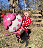 36” Jumbo Valentine Cupcake Balloon