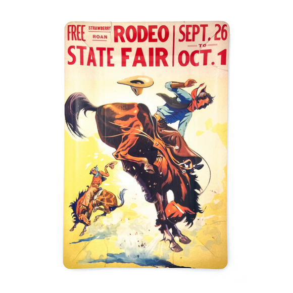 Rodeo Poster Plate
