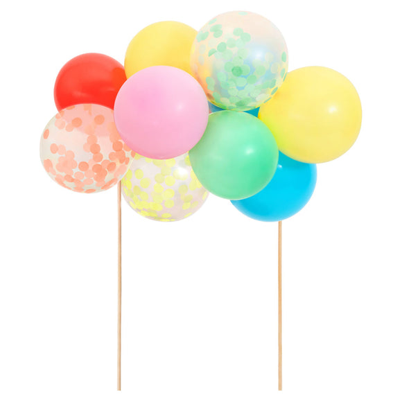 Whimsical Rainbow Balloon Cake Topper Kit