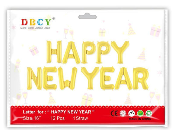 Gold Foil New Year 16
