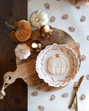 Autumn Leaves Wreath 10" Dinner Plate (8 ct)