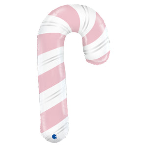 41" Foil Pink Candy Cane Jumbo Balloon
