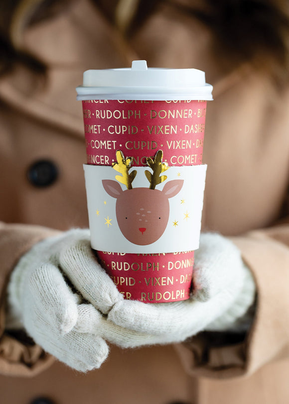 Rudolf Reindeer To-Go Cups (x8)