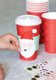 Make Your Own Face Santa Face To-Go Cups (8ct) D1