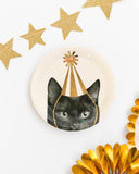 Party Animal Cat Plates (x8)